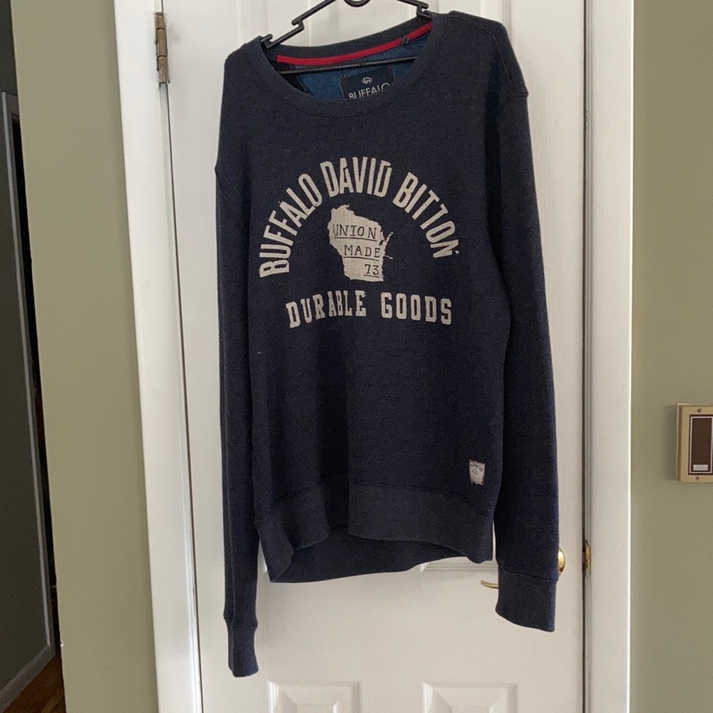 BUFFALO DAVID BITTON PULLOVER SWEATER SIZE L
